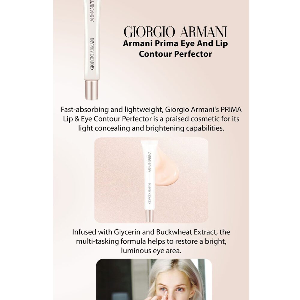 Giorgio Armani Prima Contour Perfector Eye And Lip - 15ml - Image 4